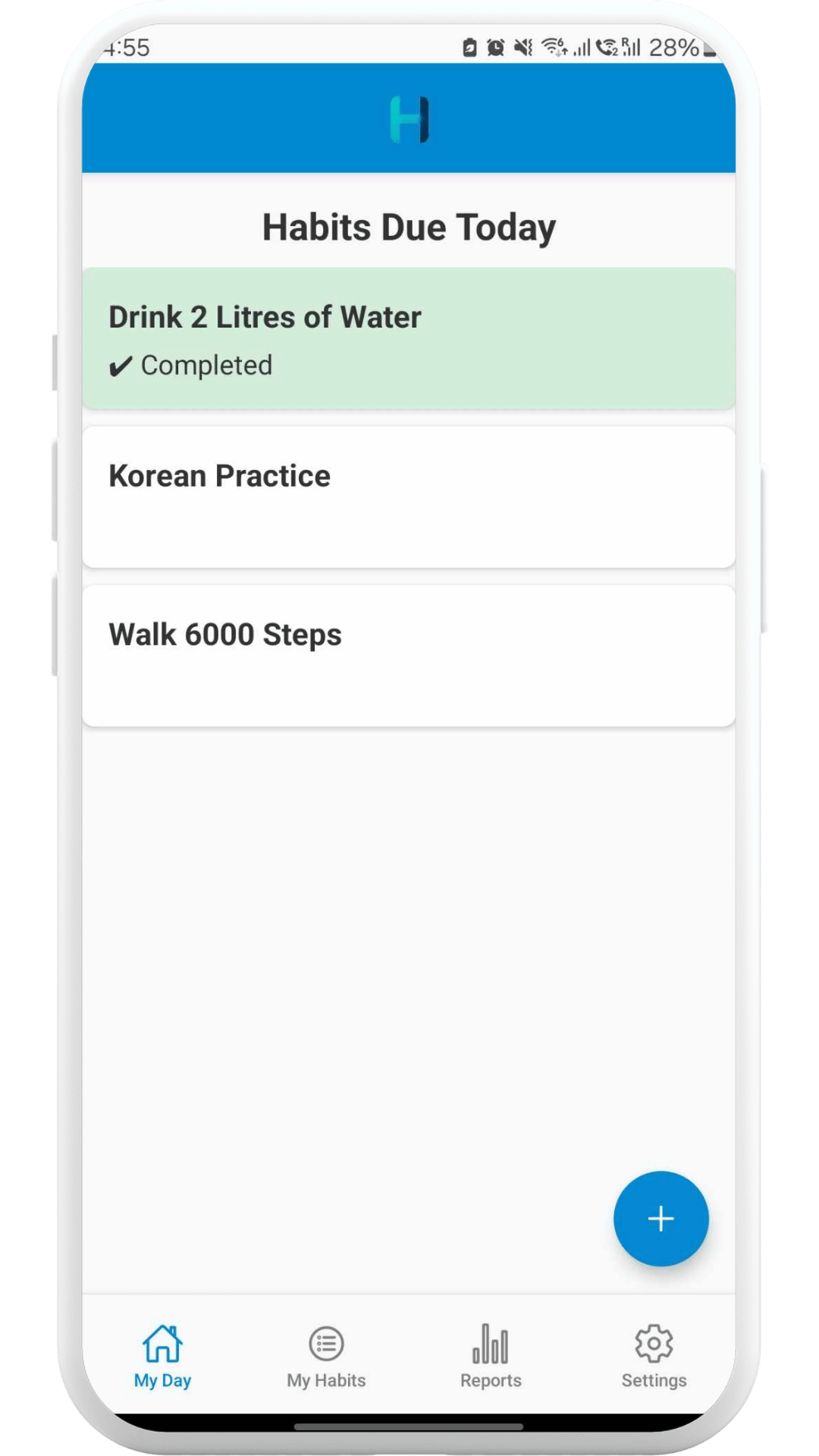 Habit Tracker Home